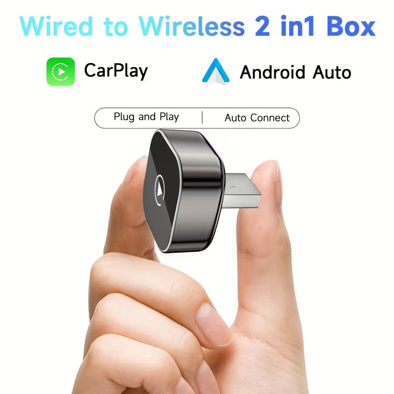 Adaptador CarPlay Inalámbrico — Conexión Sin Cables al Instante