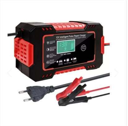 Cargador Inteligente de Batería 12V 6A — Carga + Reparación con Pantalla LCD
