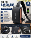 Bolso Mochila Antirobo con Puerto USB — 3 Colores